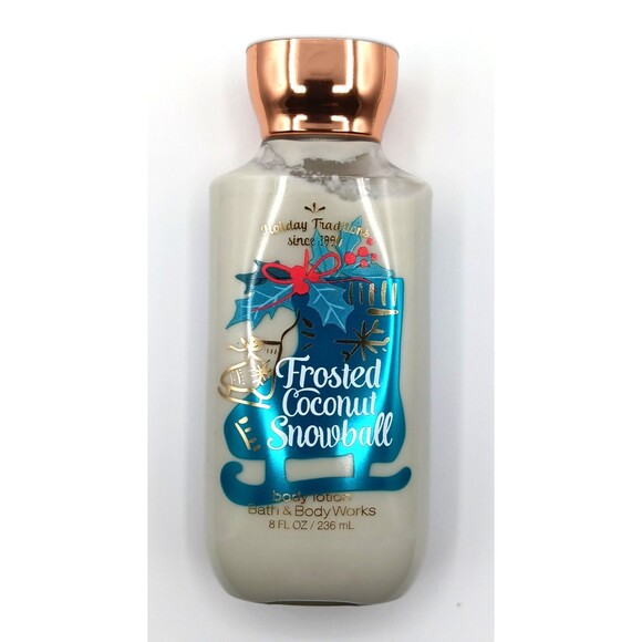 Bath & Body Works Frosted Coconut Snowball Lotion Shea Butter & Vitamin E 8oz - Picture 1 of 3